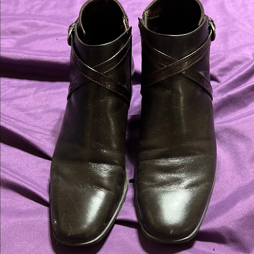 Women’s Brown Leather Ankle Boots